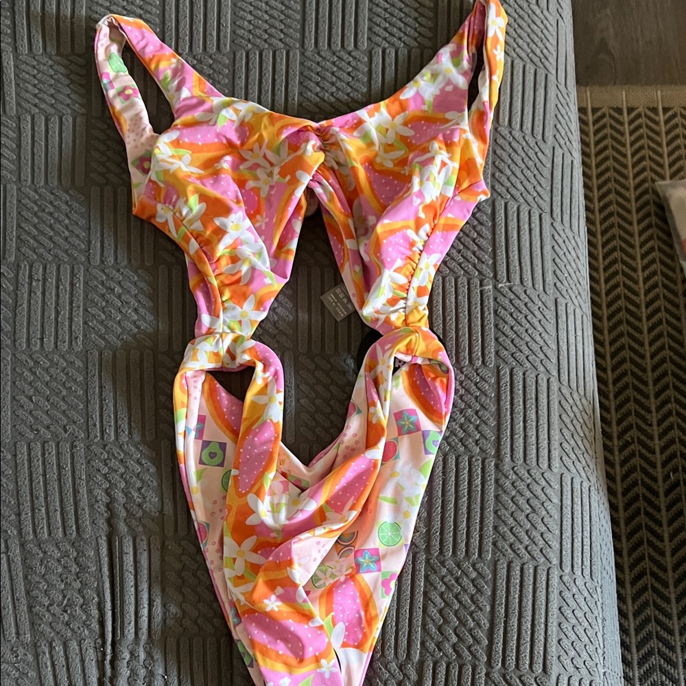 Moana Bikini in Pink and Yellow Floral